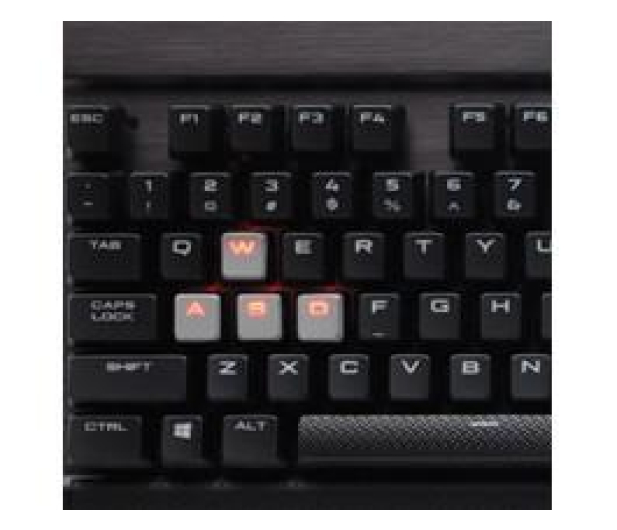 Corsair K70 LUX (Cherry MX Red, Red LED) - 338776 - zdjęcie 4